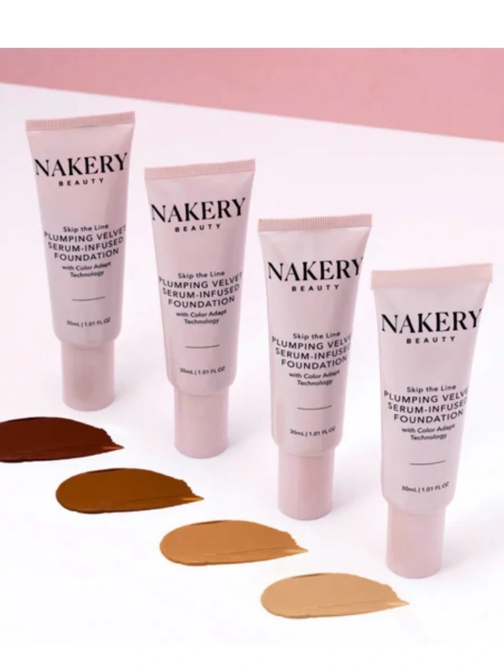Plumping Velvet Serum-Infused Foundation — medium & light